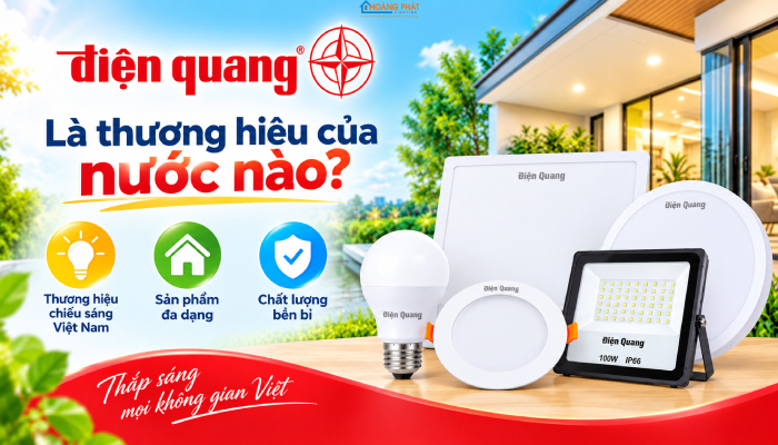 Đèn Điện Quang sản xuất ở đâu