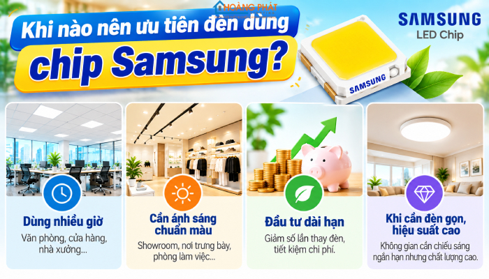 Chip led Samsung có tốt không