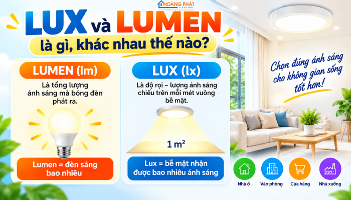 Cách tính lux và lumen theo m²: công thức chuẩn cho từng không gian