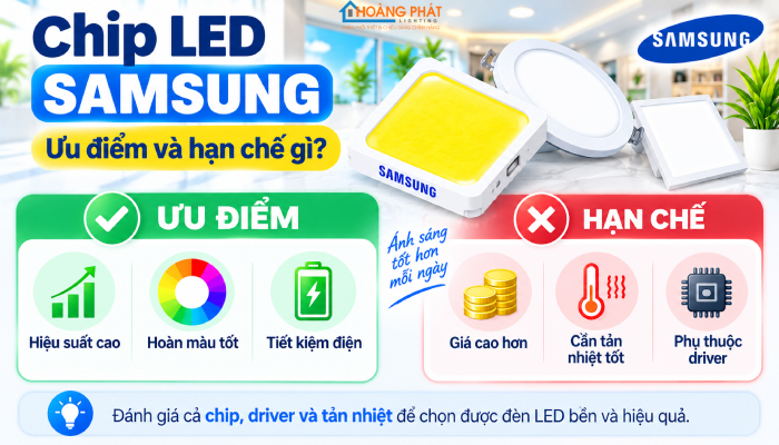 Chip led Samsung có tốt không