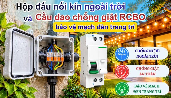 Trang Trí Đèn LED Ngoài Trời Dịp Lễ, Tết: Chọn Loại Bền Nước, An Toàn Điện