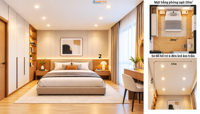Cách Chọn Và Bố Trí Đèn LED Âm Trần, Ốp Trần, Rọi Ray?