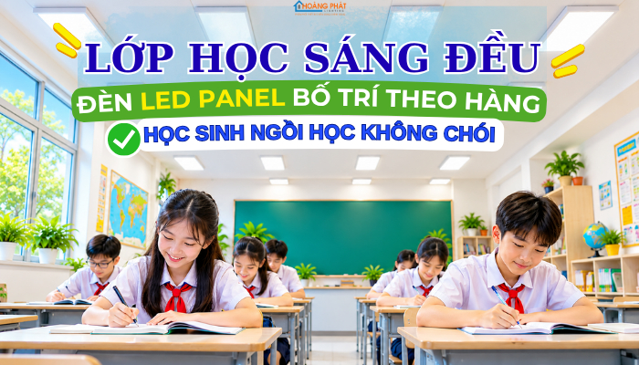Chiếu Sáng Lớp Học Chuẩn: Chọn Đèn LED Bảo Vệ Mắt Học Sinh