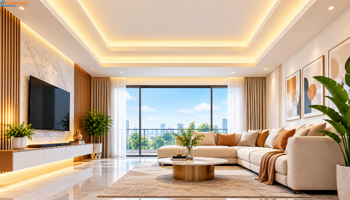Cove Lighting – Chiếu Sáng Hắt Trần Gián Tiếp: Kỹ Thuật Tạo Chiều Sâu Nội Thất