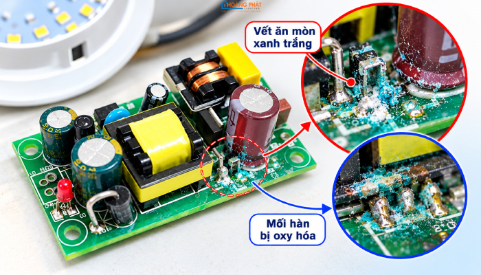 Đèn LED Bị Vào Nước, Hấp Hơi Bên Trong: Xử Lý & Phòng Ngừa