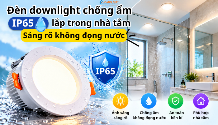 Đèn LED Downlight Bị Đọng Hơi Nước, Mờ Mặt Kính: Nguyên Nhân Và Xử Lý
