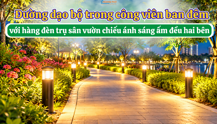 Đèn LED Chiếu Sáng Công Viên Và Đường Dạo Bộ: Giải Pháp Toàn Diện