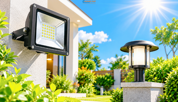 Đèn LED Ngoài Trời Mùa Hè: Chống Lão Hóa Nhựa, Giảm Sáng Do Nắng UV