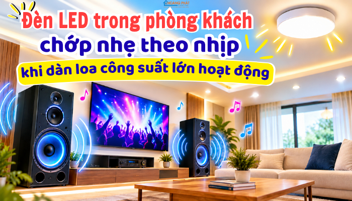 Đèn LED Nhấp Nháy Theo Nhạc, Theo Tải: Hiện Tượng Hài Điện Là Gì?