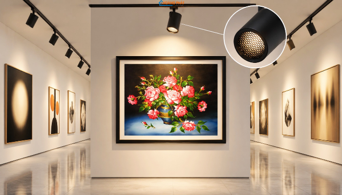 Đèn LED Chiếu Sáng Bảo Tàng, Phòng Triển Lãm: Chuẩn CRI Và Chống Tia UV