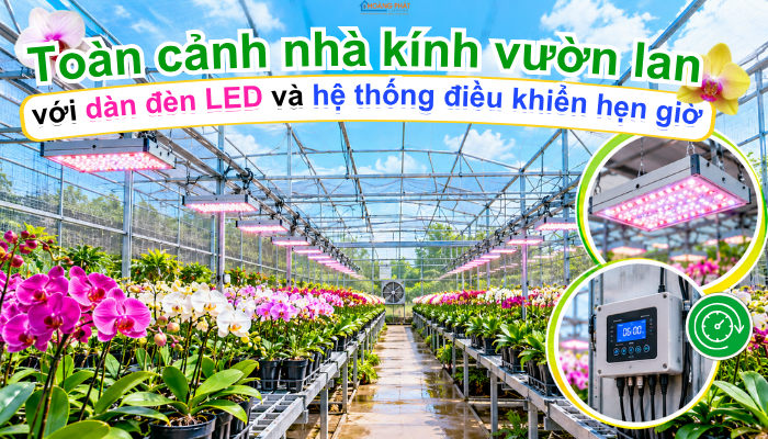 Chiếu Sáng Nhà Kính, Vườn Lan Công Nghệ Cao: Chọn Quang Phổ Đúng