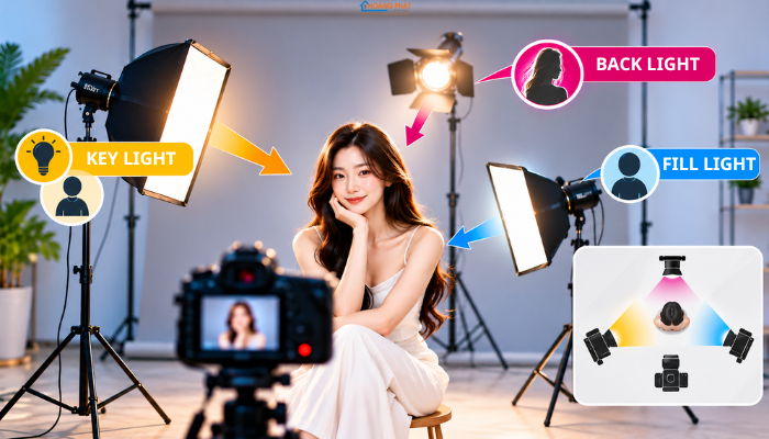 Đèn LED Cho Studio Chụp Ảnh, Quay Video: Chọn CRI, Nhiệt Độ Màu Chuẩn