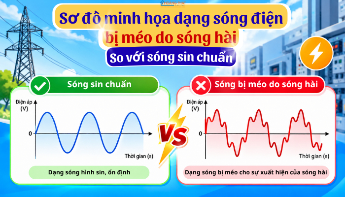 Đèn LED Nhấp Nháy Theo Nhạc, Theo Tải: Hiện Tượng Hài Điện Là Gì?