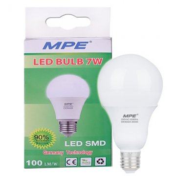 Đèn Led bulb 7W LBA-7T MPE