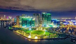 Tư vấn chọn đèn pha led tại công viên Vinhomes Central Park