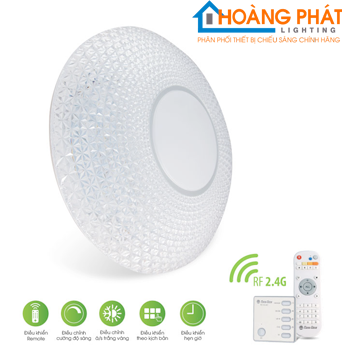 Đèn led ốp trần D LN22L 500/40W.RF Rạng Đông