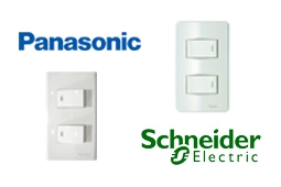 So sánh công tắc ổ cắm Panasonic và Schneider