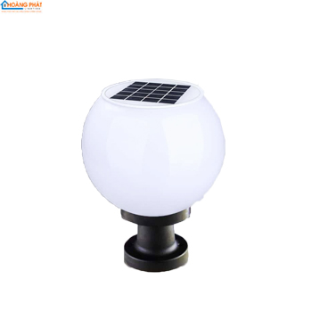 Đèn trụ cổng tròn quả bóng năng lượng mặt trời 200x200 Mayor Wolf IP65