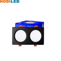 Đèn led âm trần đôi đổi màu 2x9W HO-TDD2X09-120-CCT-DD Hodiled