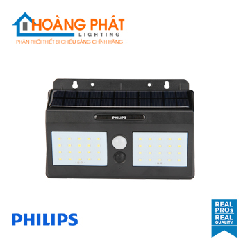 Đèn led gắn tường năng lượng mặt trời BWS010 LED300/765 Philips IP42