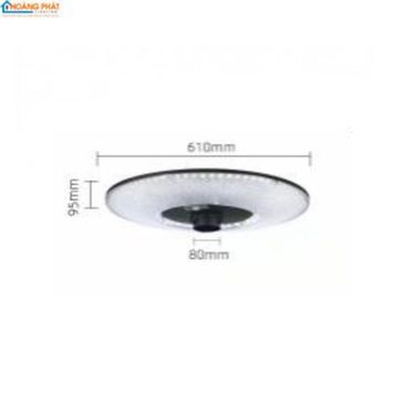 Đèn sân vườn năng lượng mặt trời 800W UFO kim cương 800 JINDIAN 