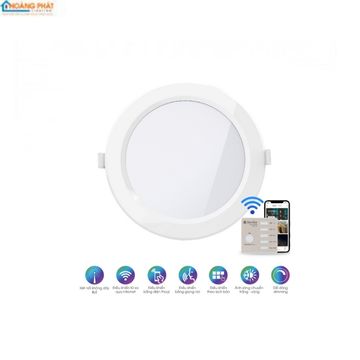 Đèn led âm trần đổi màu PT04.BLE 110/9W Rạng Đông