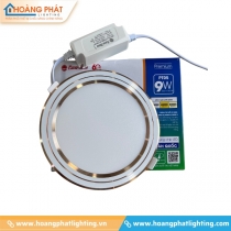 Đèn led âm trần 3 chế độ, 3 màu PT05 135/9W Rạng Đông