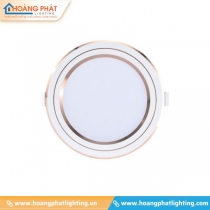 Đèn led âm trần viền vàng PT05 90/7W (G) Rạng Đông