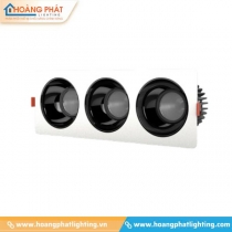 Đèn led âm trần vuông AT25 80x240/10Wx3.PLUS Rạng Đông