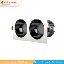 Đèn led âm trần vuông AT25 108x208/16Wx2.PLUS Rạng Đông