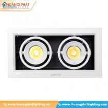 Đèn led âm trần chiếu điểm 7Wx2 DLS-207T MPE