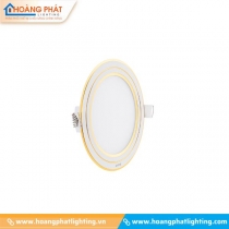 Đèn led âm trần đổi màu viền vàng 9W RPL-9/3C/G MPE