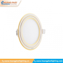 Đèn led âm trần đổi màu viền vàng 12W RPL-12S/3C/G MPE