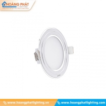 Đèn led âm trần đổi màu viền bạc 9W RPL-9S/3C/S MPE