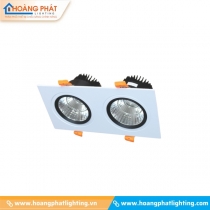 Đèn led âm trần chiếu điểm 2x9W DFC2091 Duhal