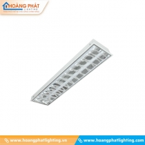 Bộ máng đèn led âm trần T8 2x18W LDA218 Duhal