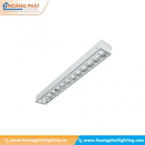 Bộ máng đèn led âm trần T8 1x18W LCA118 Duhal