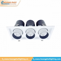 Đèn led âm trần chiếu điểm 3x15W DFC3151 Duhal