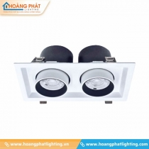 Đèn led âm trần chiếu điểm 2x30W DFC2301 Duhal