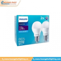 Đèn led bulb ESS G5 11W E27 230V 2CT/6 APR Philips 