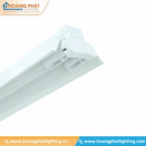 Bộ đèn tuýp led chóa sơn tĩnh điện 2x18W DTJ218 1m2 Duhal