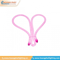 Đèn led dây Neon ánh sáng hồng 6W NEH01 50M Duhal IP65