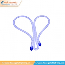 Đèn led dây Neon ánh sáng xanh lam 6W NEL01 50M Duhal IP65