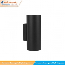 Đèn led gắn tường ngoài trời 2x6W LWA0047-2S-BK Kingled IP65