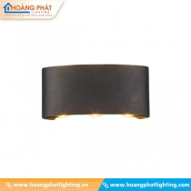 Đèn led gắn tường ngoài trời 6x2W LWA8031-BK Kingled IP65