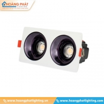 Đèn led âm trần rọi Turquoise 24W DA-GL-2x12SS-V168 Kingled