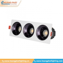 Đèn led âm trần rọi Turquoise 36W DA-GL-3x12SS-V247 Kingled