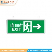 Đèn exit 2 mặt chỉ hướng phải 3W EX-3-2M-P Kingled