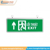 Đèn exit 2 mặt chỉ hướng lên 3W EX-3-2M-L Kingled