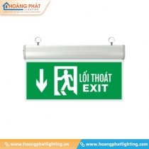 Đèn exit Mica chỉ hướng xuống 3W EXM-3-2M-X Kingled